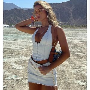 White Fox skirt set